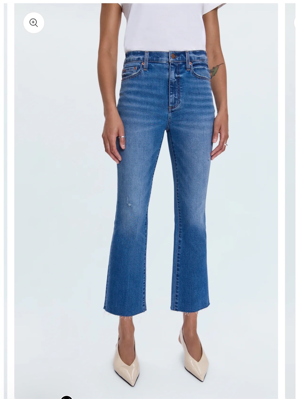 🩵Pistola Lennon crop Jeans in Dark Blue Wash